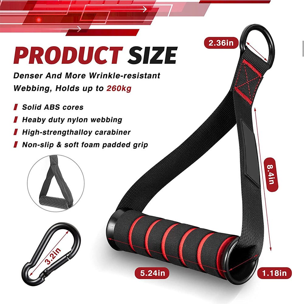 Heavy Duty Cable Grip Workout Equipment