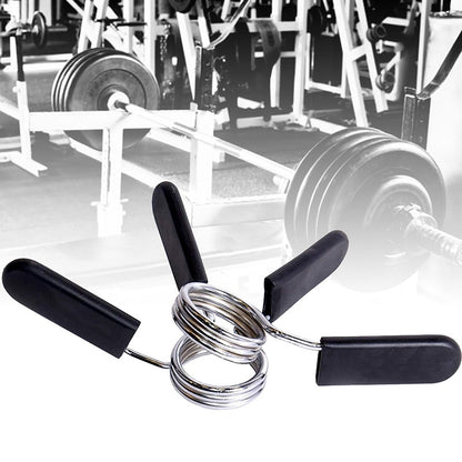 "Gym Weightlifting Barbell Clamp - Secure Locking Mechanism"