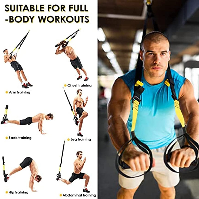 Workout Resistance Band with Pull Rope Attachment