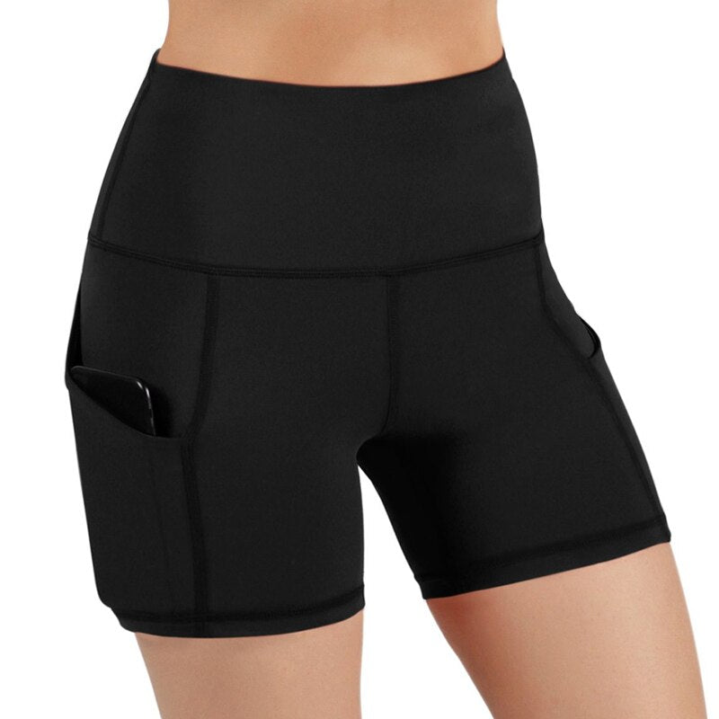 Women Yoga High Waist Hip Lifting Shorts leggings