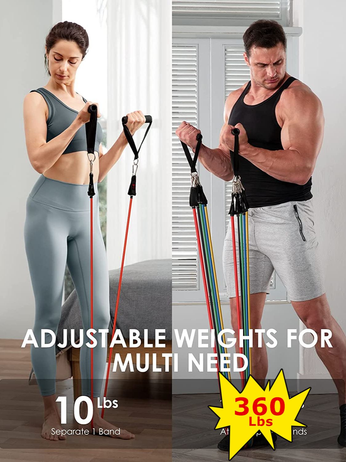  Resistance Bands 